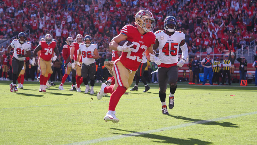 In the 49ers vs Seahawks Player Props, San Francisco RB Christian McCaffrey will be a popular play.