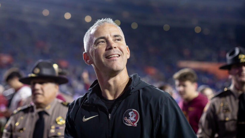 Florida State Seminoles head coach Mike Norvell now favored to replace Alabama