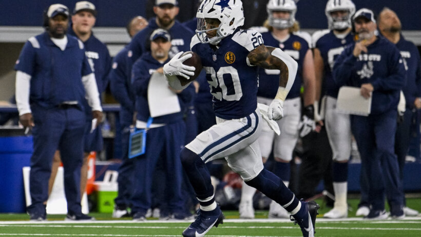 In the Seahawks vs Cowboys player props, Dallas RB Tony Pollard is given the shortest anytime TD odds.