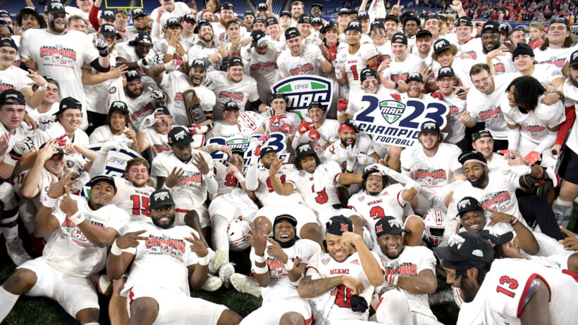 MAC Champion Miami (Ohio) RedHawks are 5.5-point underdogs to the Appalachian State Mountaineers in the Avocados For Mexico Cure Bowl.
