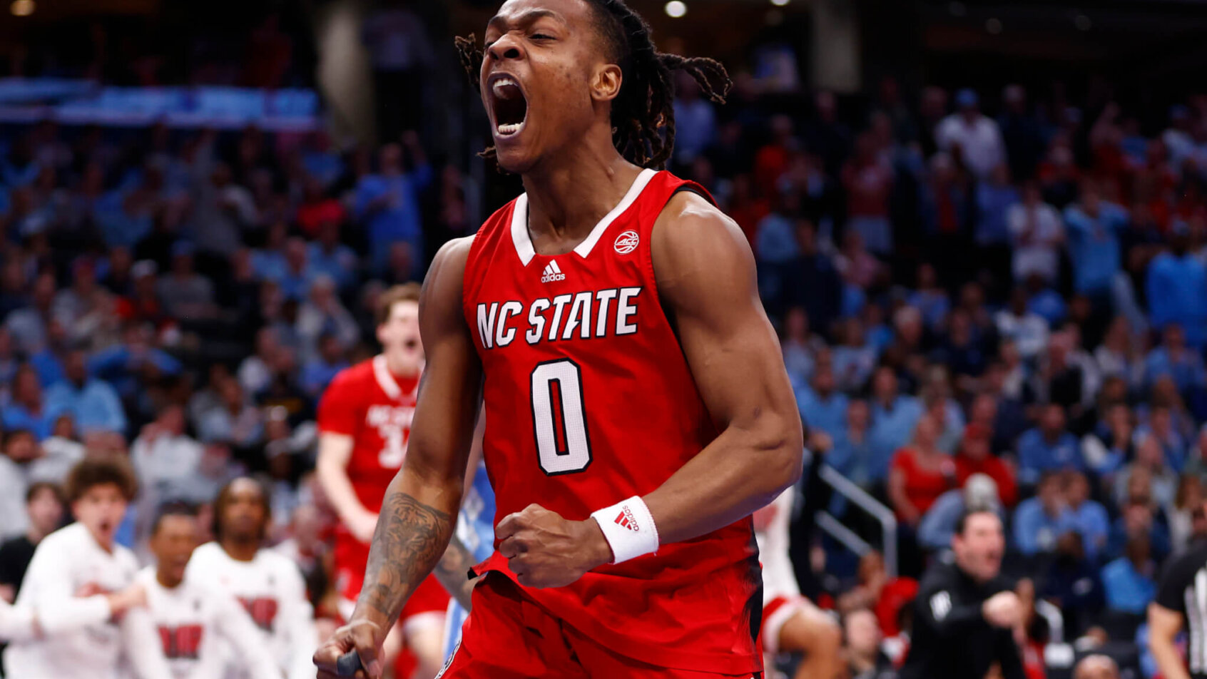 North Carolina State Wolfpack guard DJ Horne