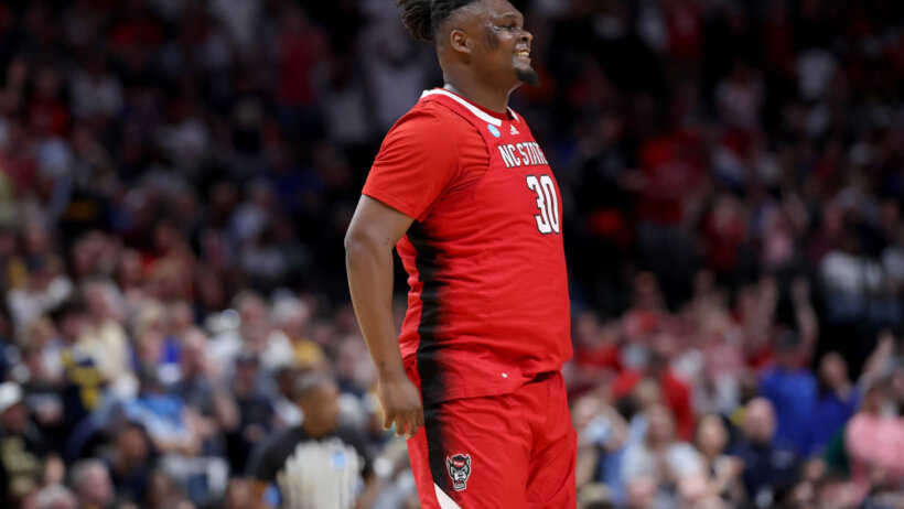 North Carolina State Wolfpack forward DJ Burns Jr