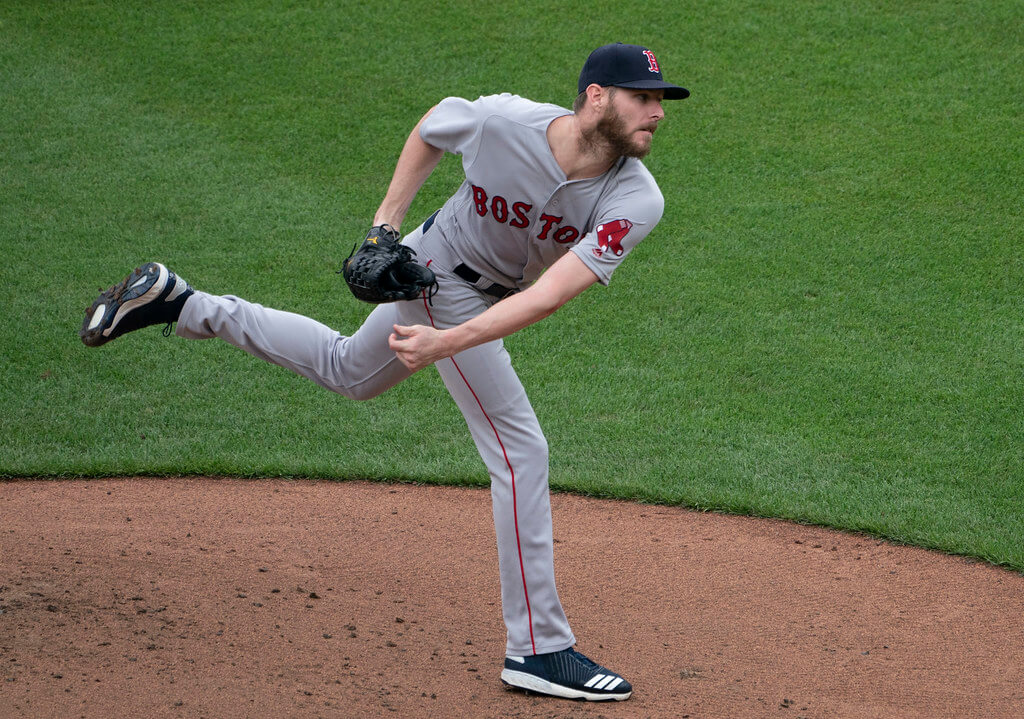 Boston Red Sox pitcher Chris Sale