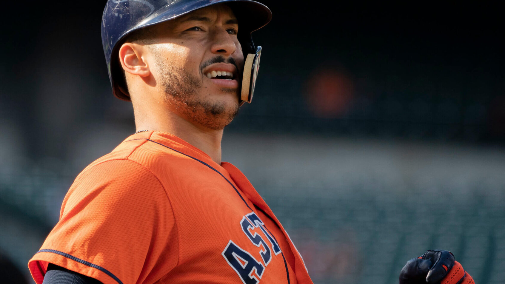 Carlos Correa on the basepath
