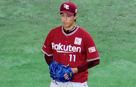 Tohoku Golden Eagles pitcher Takayuki Kishi.