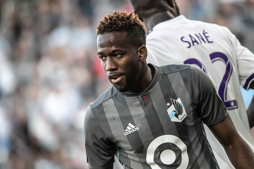 Minnesota United midfielder Kevin Molino.