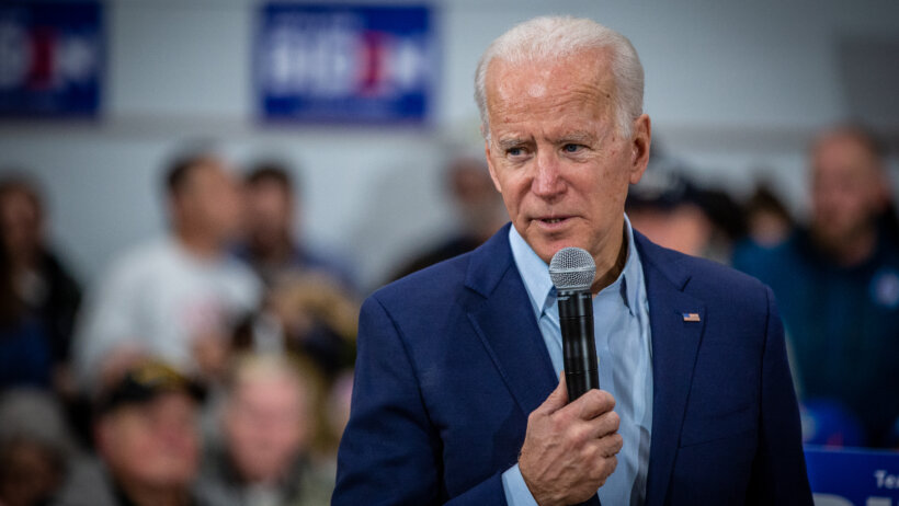Joe Biden speaking at an event.