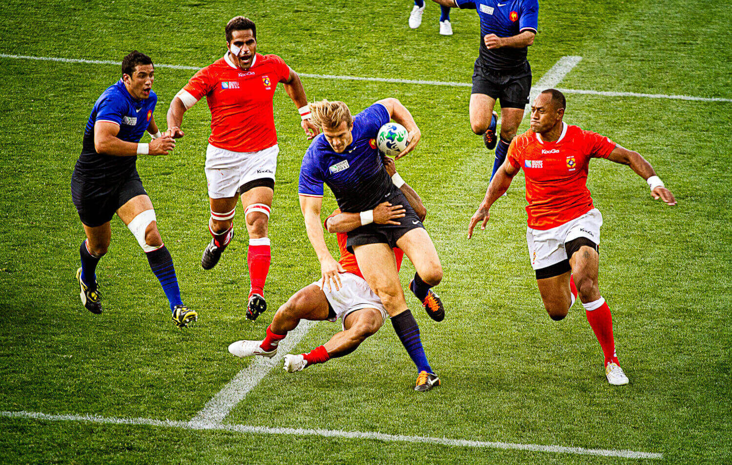 France on the attack