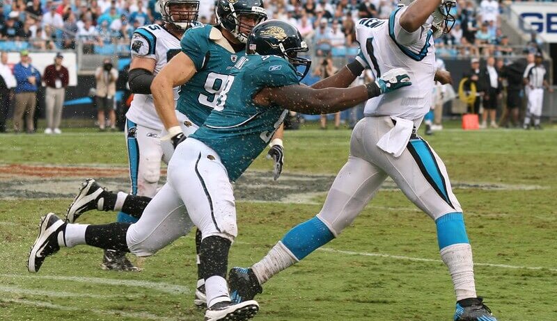 Cam Newton escaping pressure