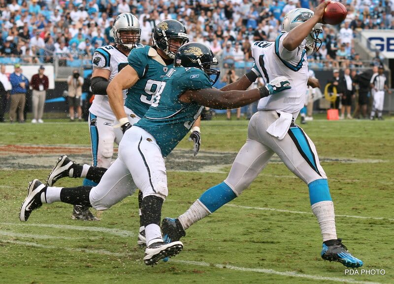 Cam Newton escaping pressure