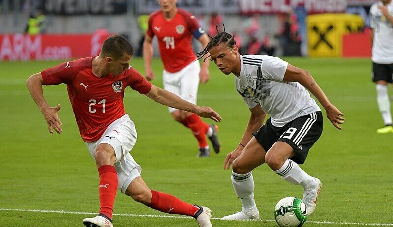 German winger Leroy Sane.
