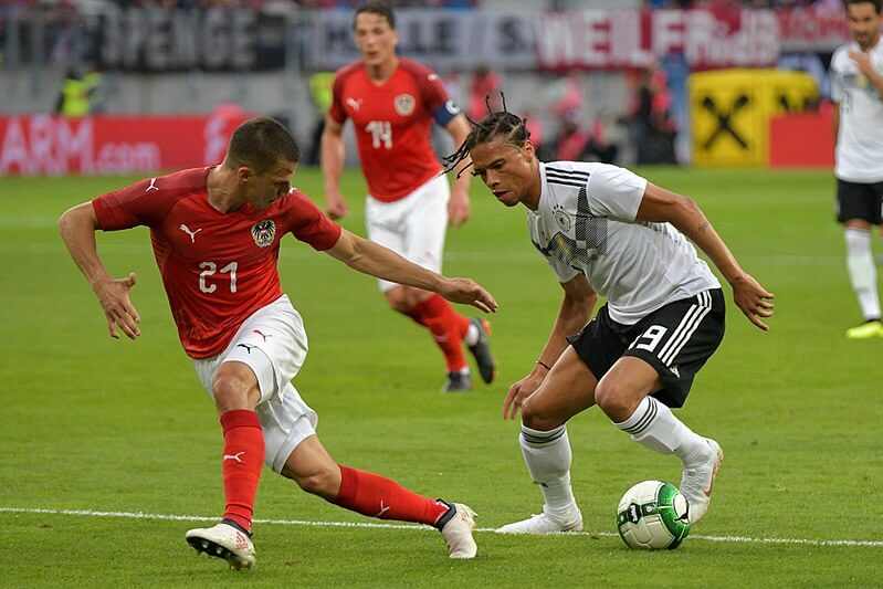 German winger Leroy Sane.