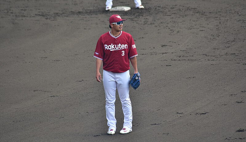 Golden Eagles infielder Hideto Asamura.