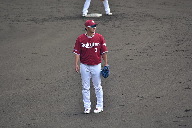 Golden Eagles infielder Hideto Asamura.