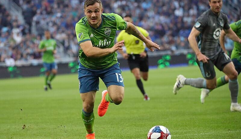 Seattle Sounders forward Jordan Morris