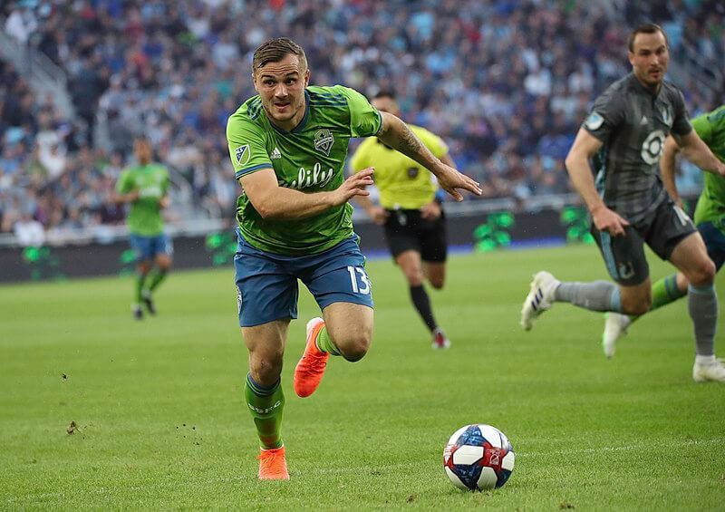 Seattle Sounders forward Jordan Morris