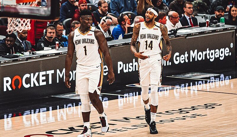 Zion Williamson and Brandon Imgram