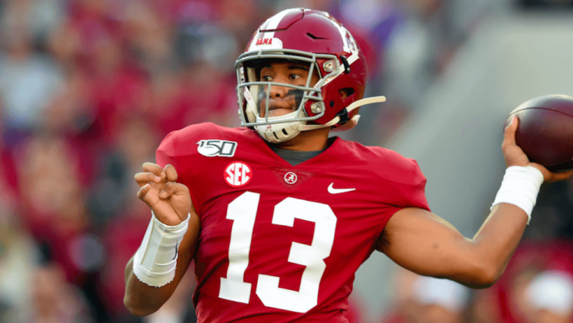 Tua Tagovailoa about to pass