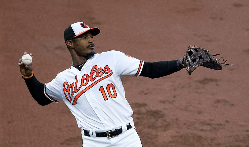 Buffaloes outfielder Adam Jones.