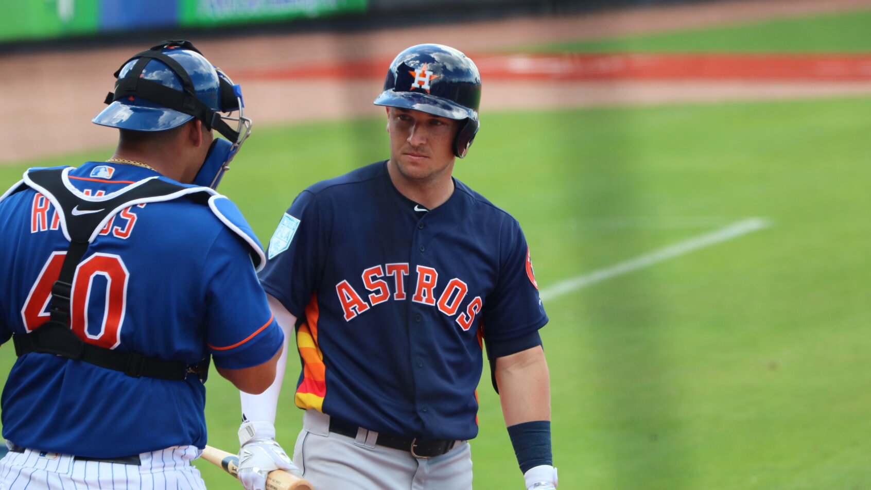 Alex Bregman at bat vs Cubs