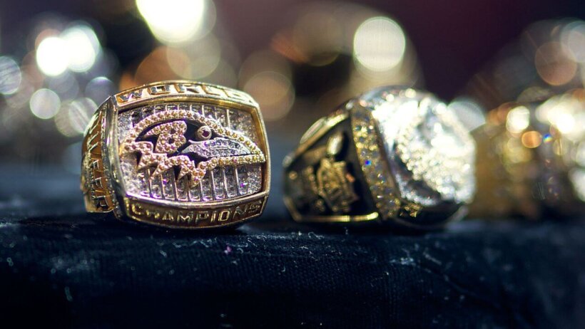 Baltimore Ravens Super Bowl rings