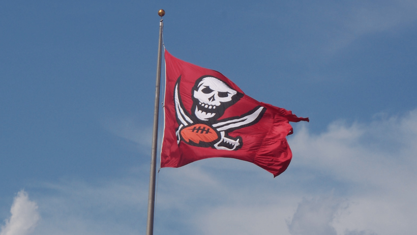 Buccaneers flag flying
