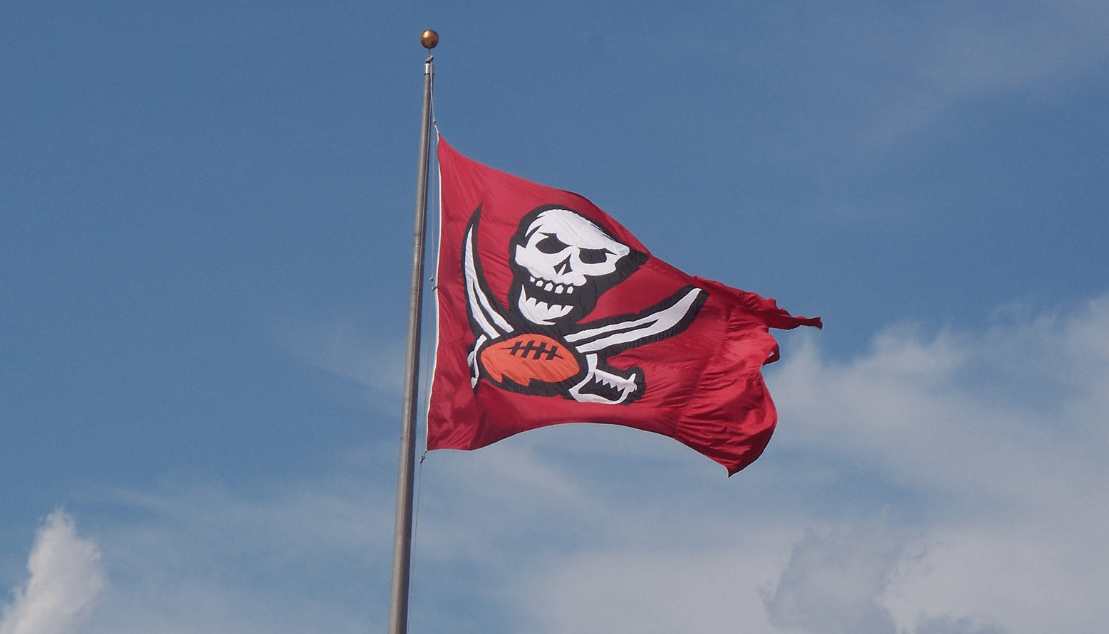 Buccaneers flag flying