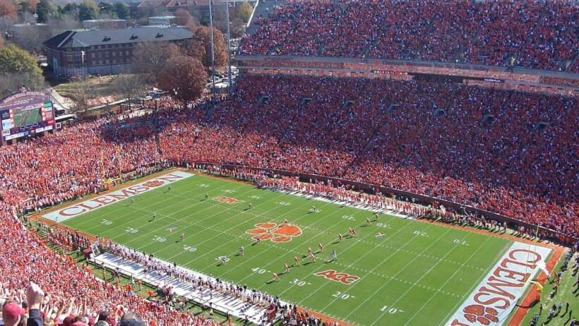 Memorial Stadium, home of the Clemson Tigers