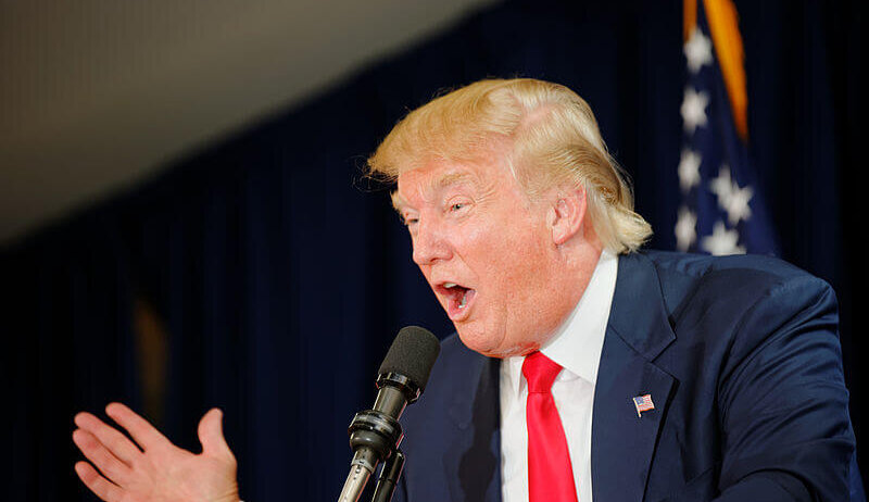 Donald Trump speaking