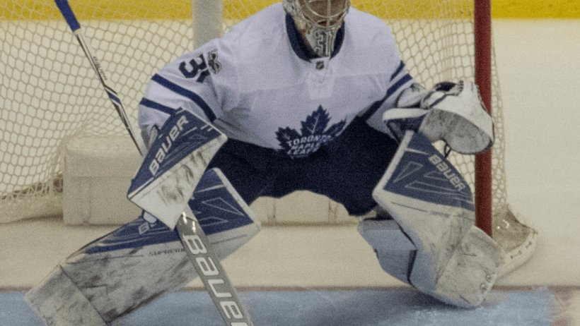 Toronto Maple Leafs goalies Frederik Andersen