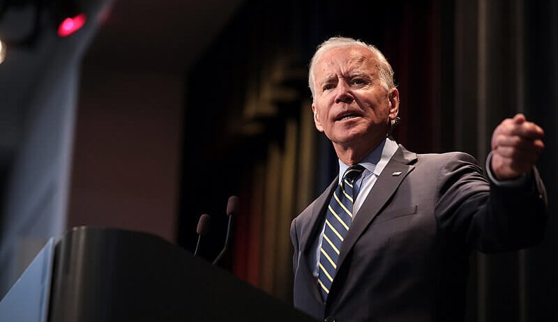 Joe Biden at a podium