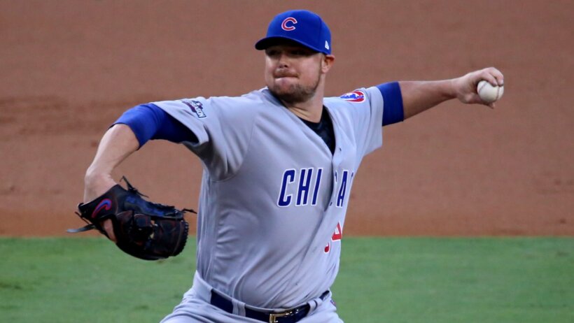 Cubs pitcher Jon Lester