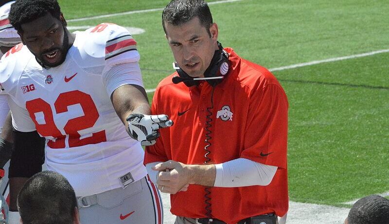 Luke Fickell during his tenure at Ohio State