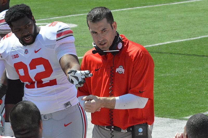 Luke Fickell during his tenure at Ohio State