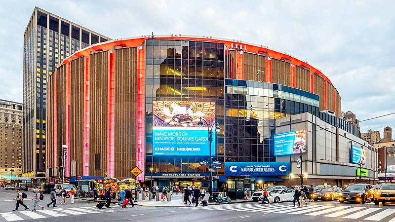 Madison Square Garden in New York, NY