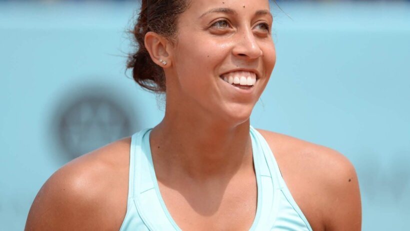 Madison Keys smiling