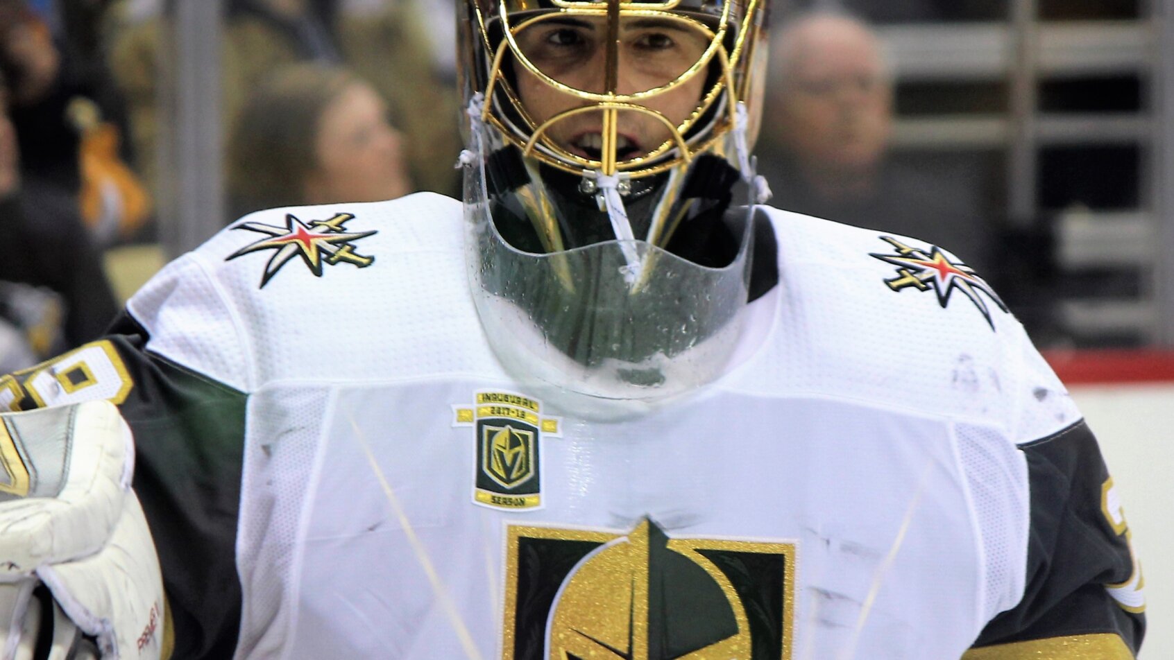 Vegas Golden Knights' goaltender Marc-Andre Fleury