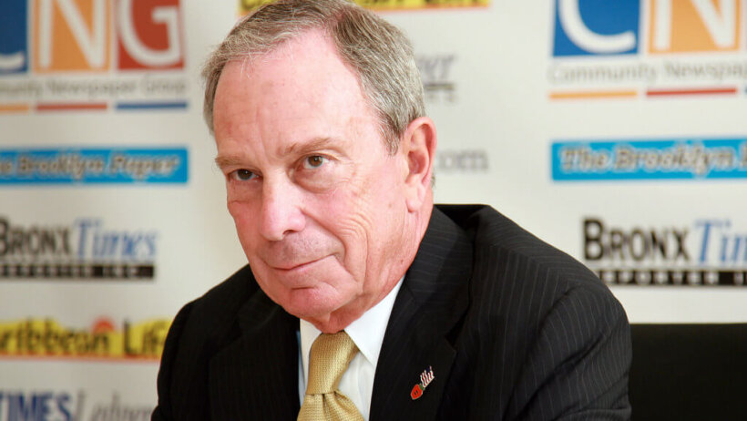 Michael Bloomberg closeup