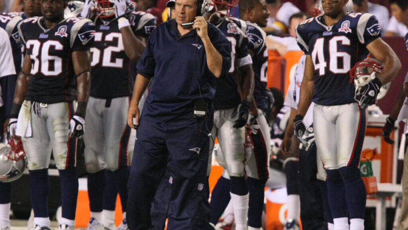 Bill Belichick on sideline