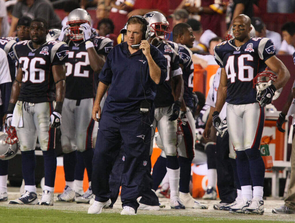 Bill Belichick on sideline
