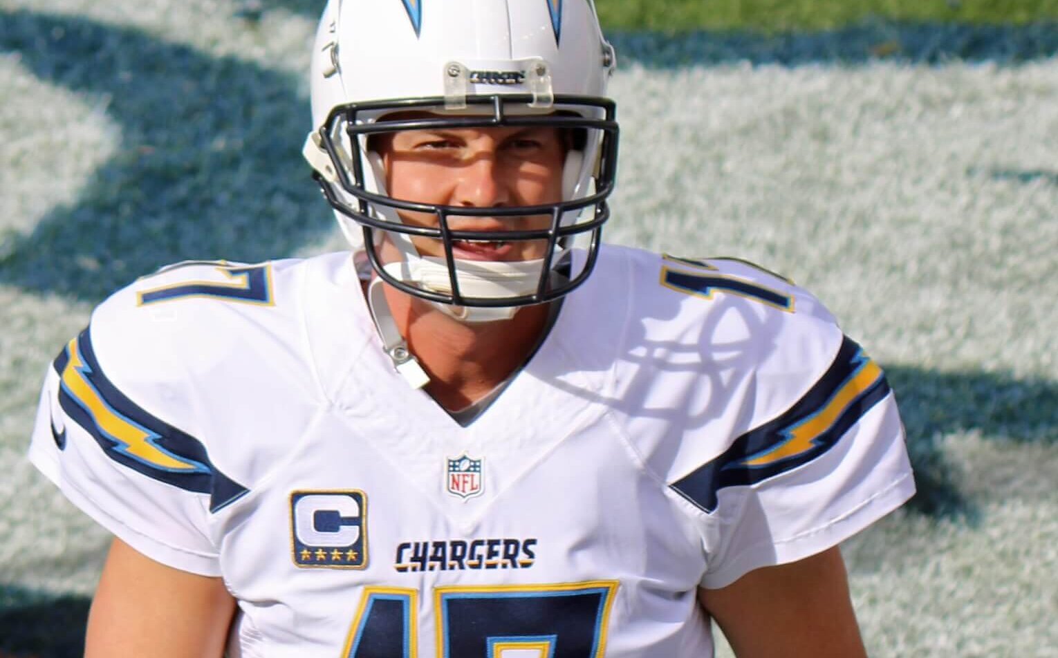Philip Rivers smiling