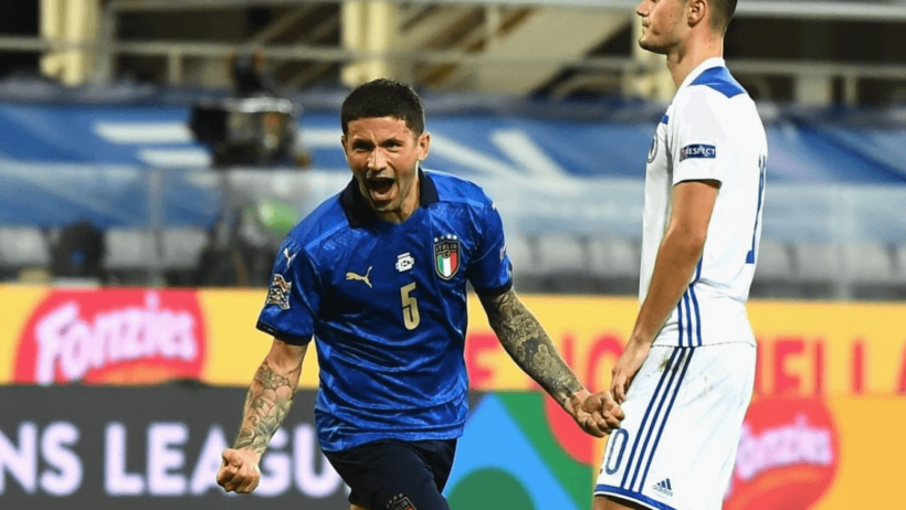 Stefano Sensi goal reaction