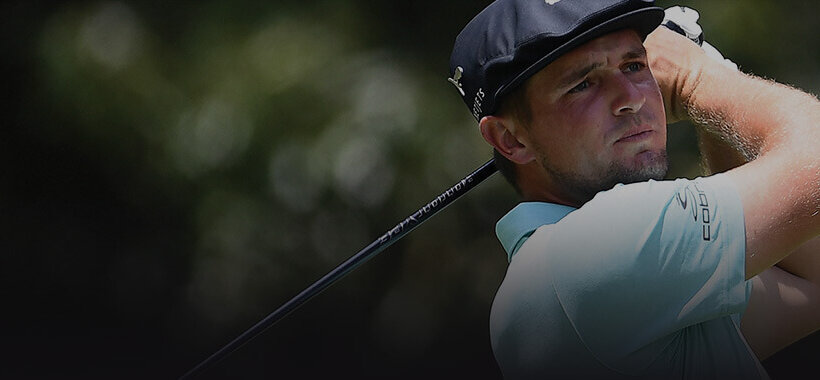 bryson dechambeau swing a golf club