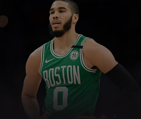 jayson tatum in a celtics jersey
