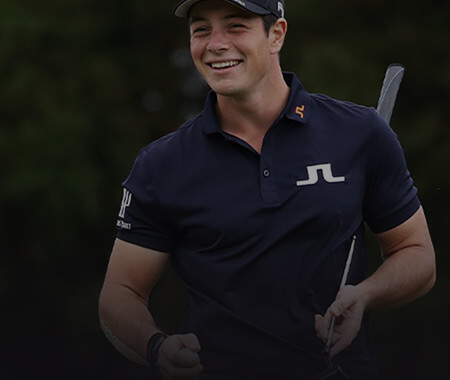 Viktor Hovland smiling