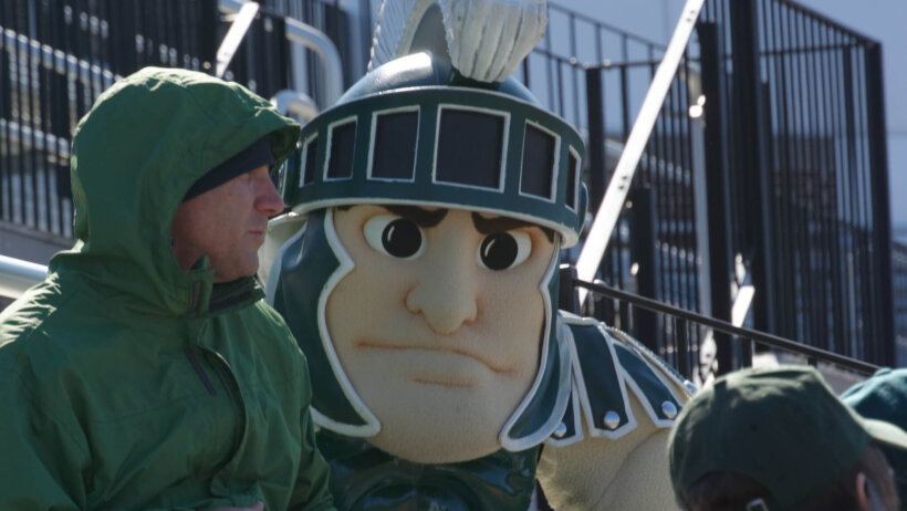 Michigan State mascot Sparty.