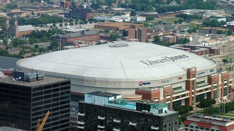 The former home of the St. Louis Rams.
