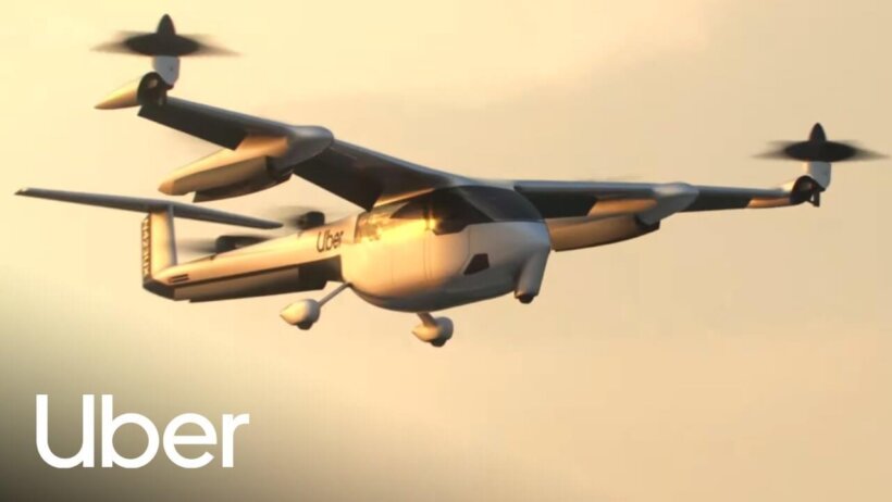 Image of an Uber Elevate prototype