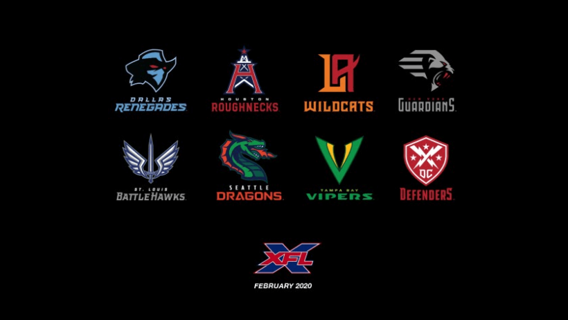 XFL Team Logos