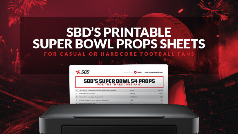 SBD's printable Super Bowl props sheet